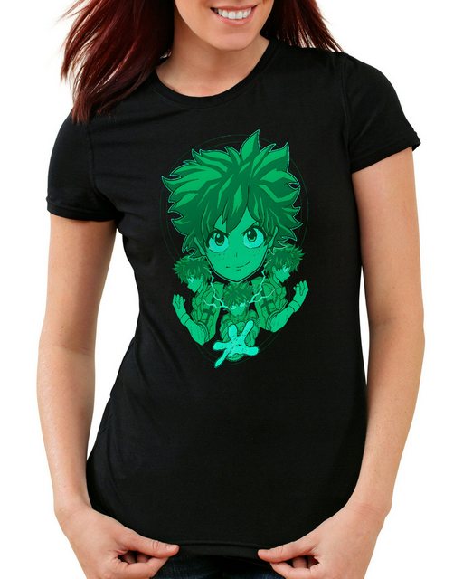 style3 T-Shirt Green Power anime manga my hero academia cosplay günstig online kaufen