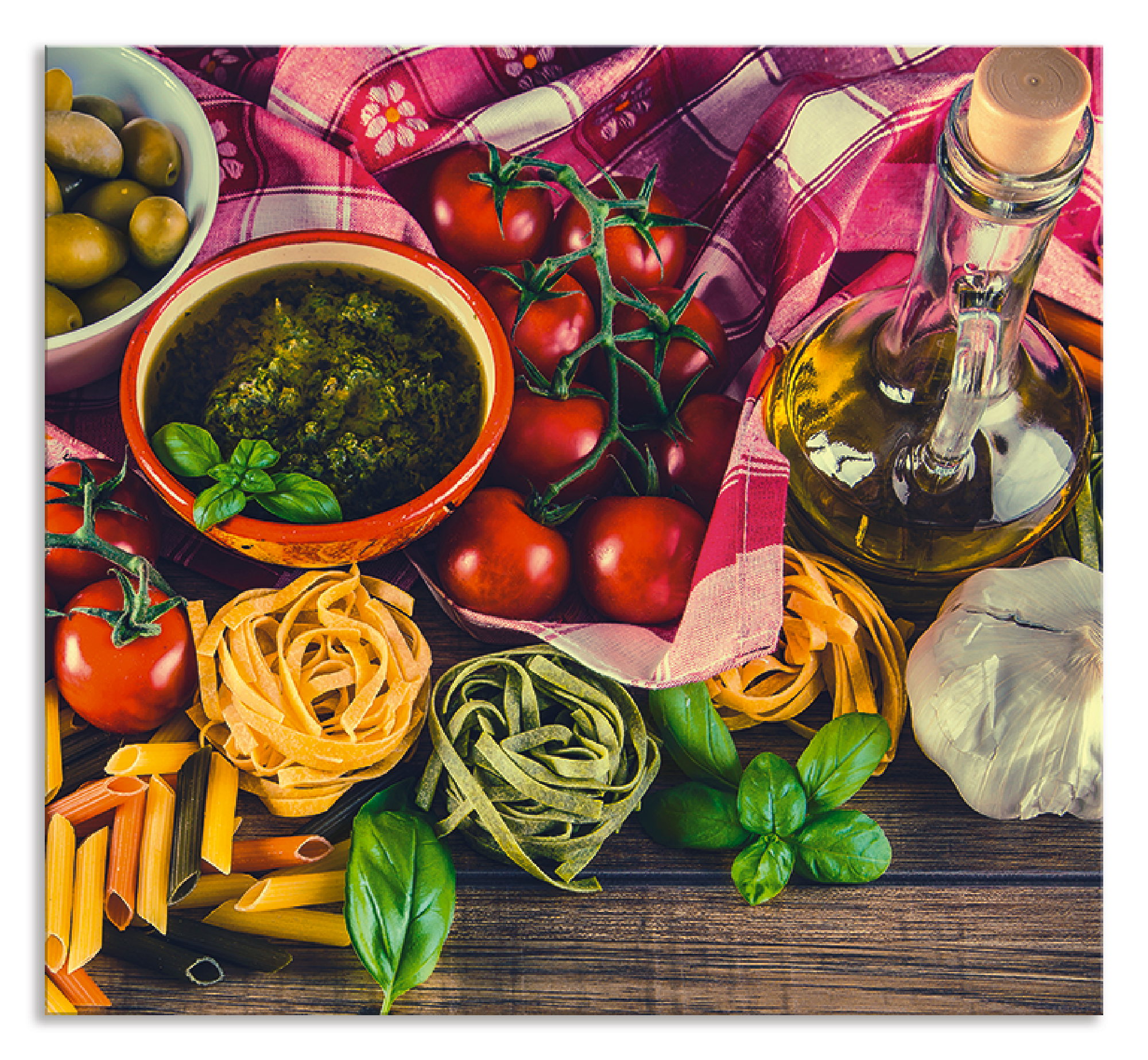 Artland Küchenrückwand »Italienisch mediterrane Lebensmittel«, (1 tlg.), Al günstig online kaufen