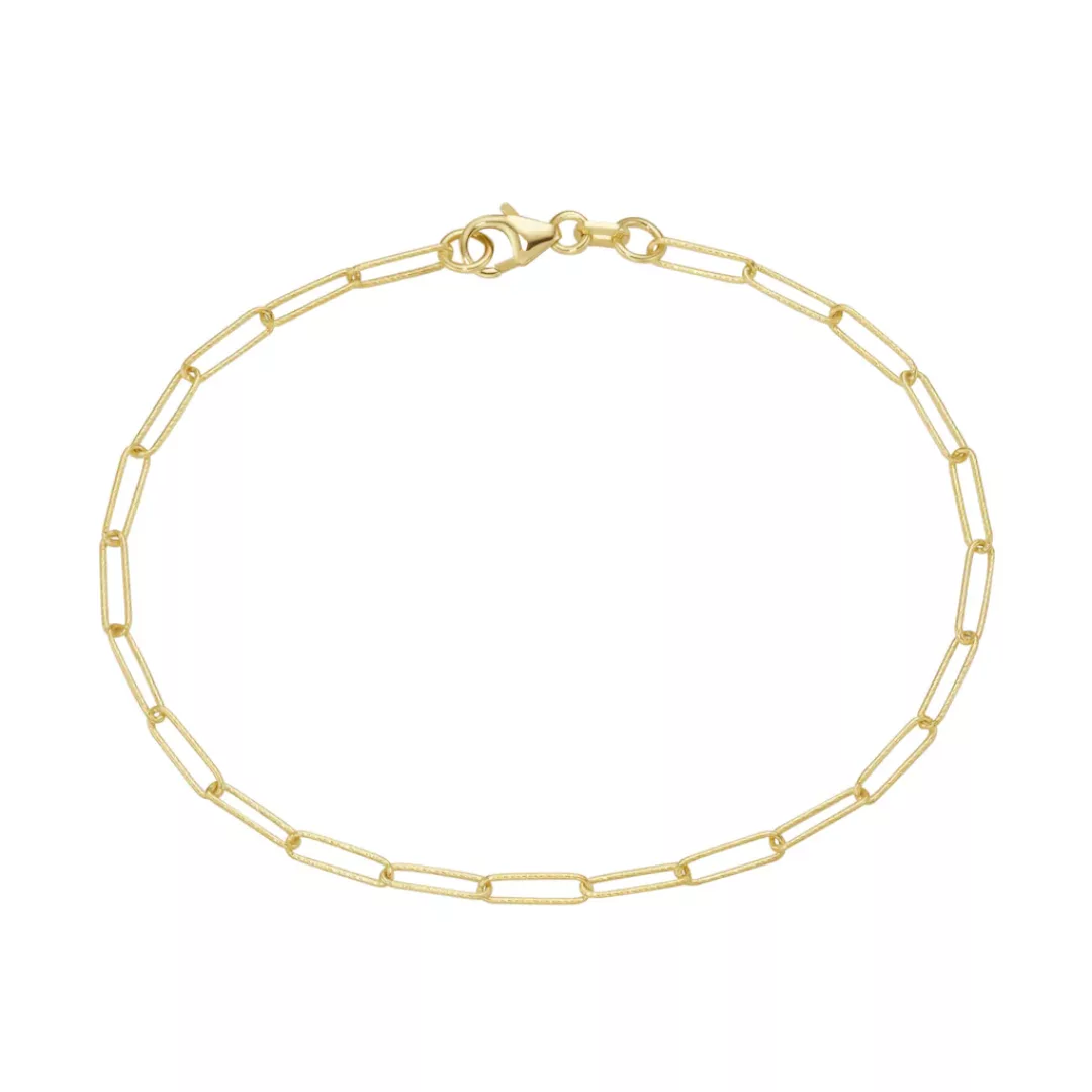 Luigi Merano Armband "lange diamantierte Ankerglieder, Gold 585" günstig online kaufen