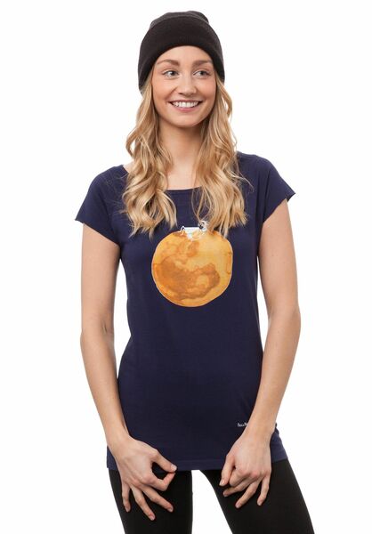 Fellherz Damen T-shirt Moon Girl günstig online kaufen