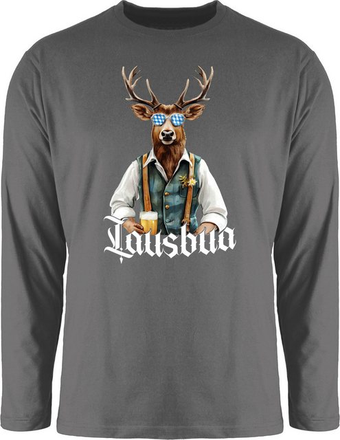 Shirtracer Rundhalsshirt Lausbua Lausbub Schlawiner Lauser Hirsch Mode für günstig online kaufen