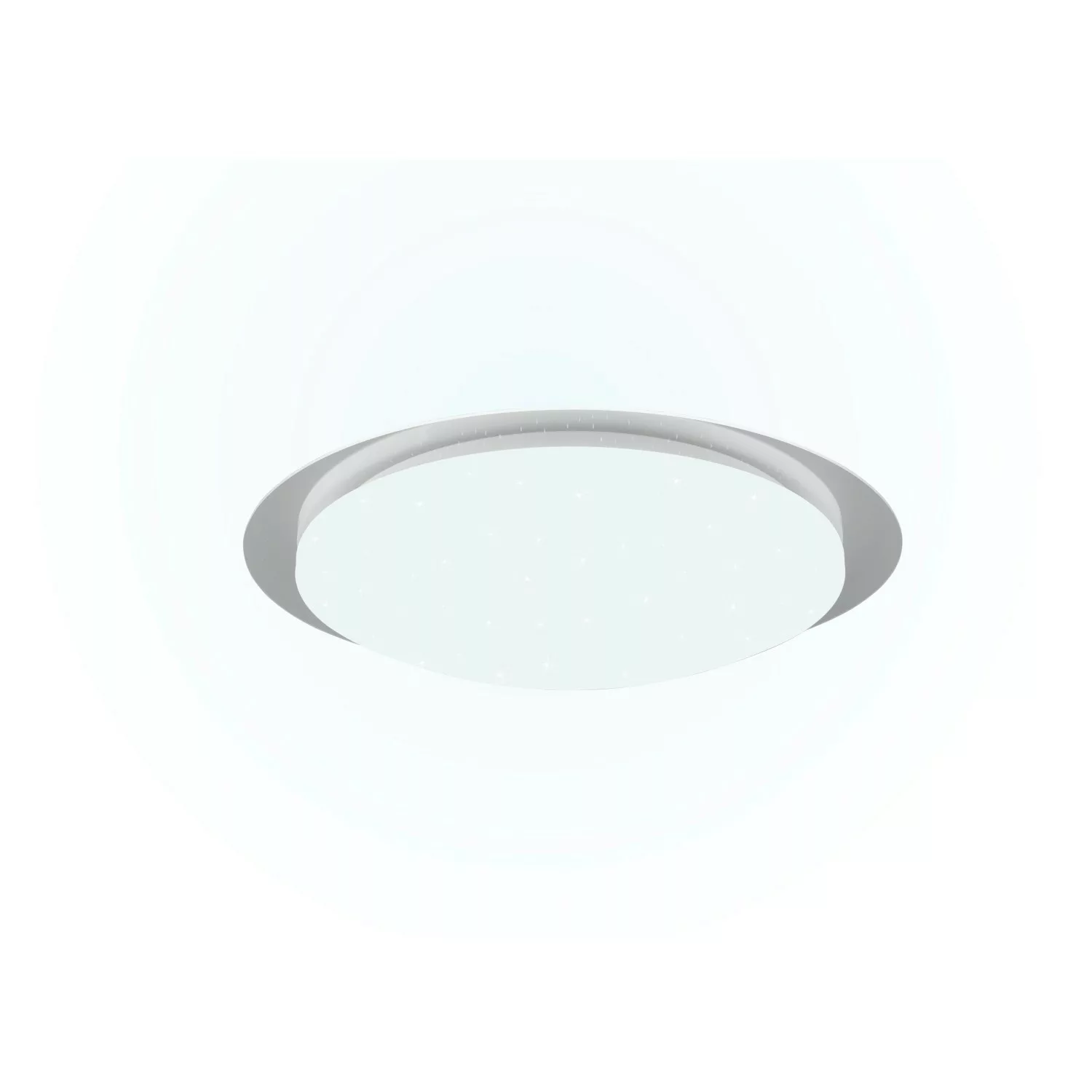 Trio LED-Deckenleuchte Frodeno 102 mm x 480 mm x 480 mm Weiß günstig online kaufen