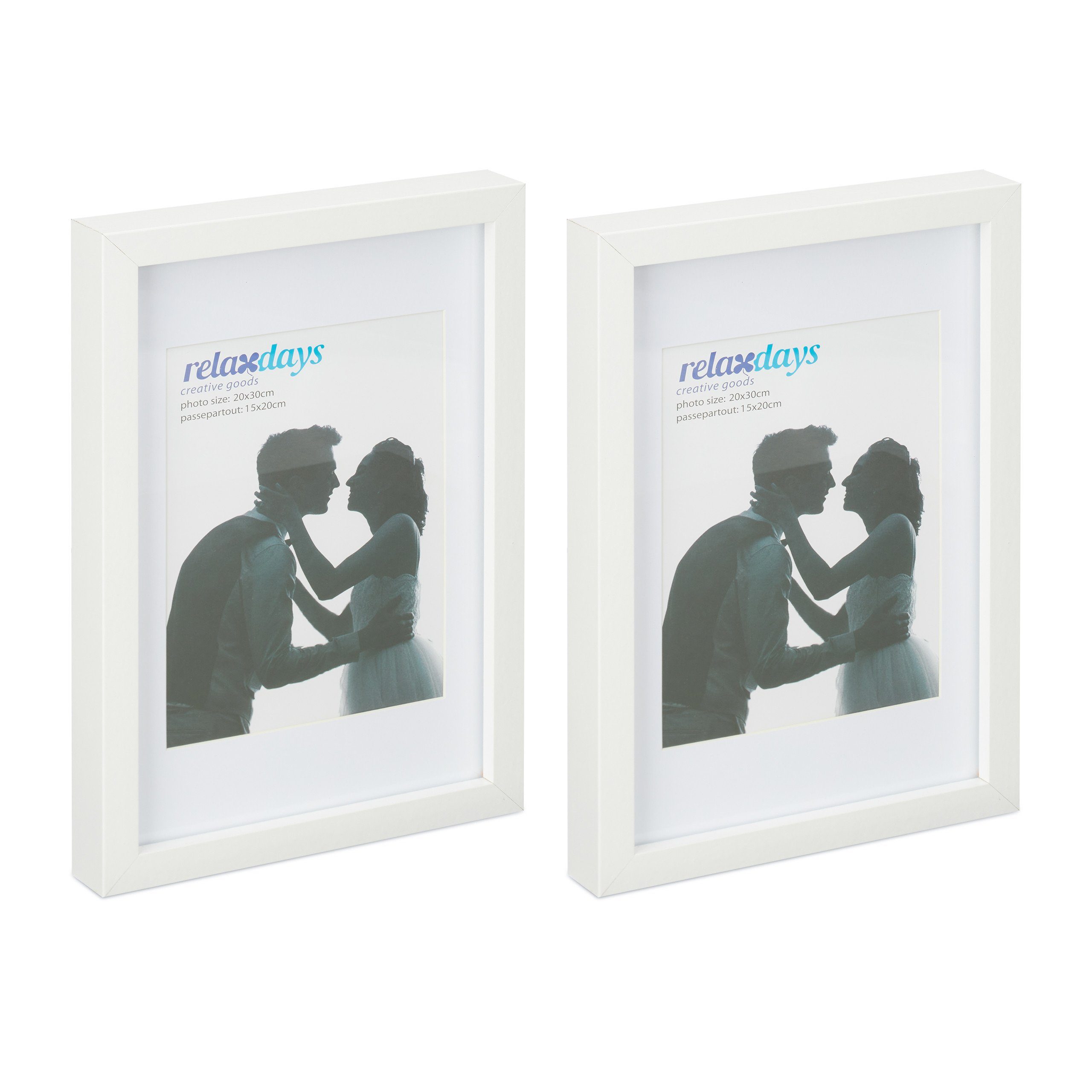 relaxdays Bilderrahmen im 2er Set 20 günstig online kaufen