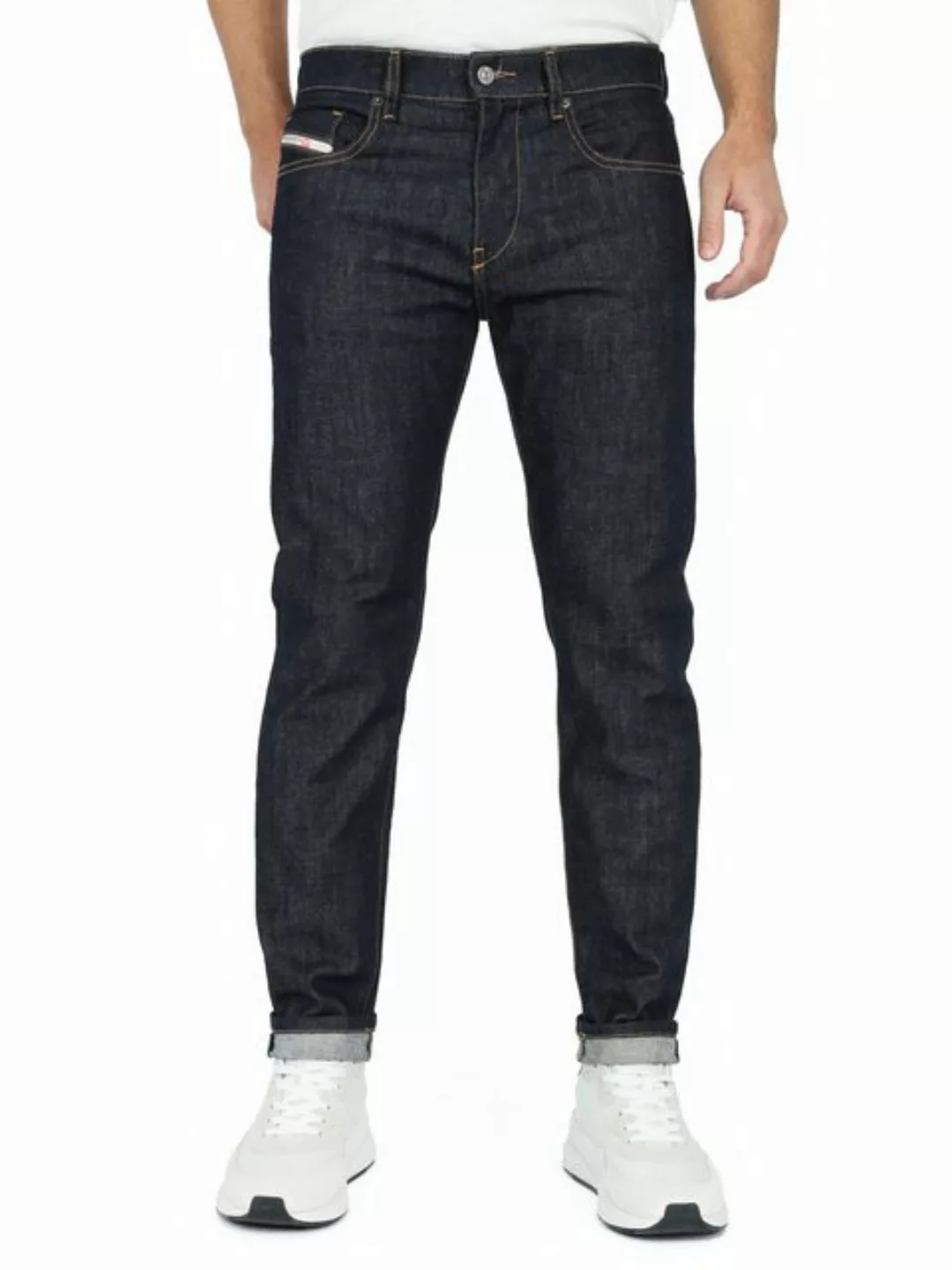 Diesel Slim-fit-Jeans Rinse Washed Indigoblau - 2019 D-Strukt Z9B89 günstig online kaufen