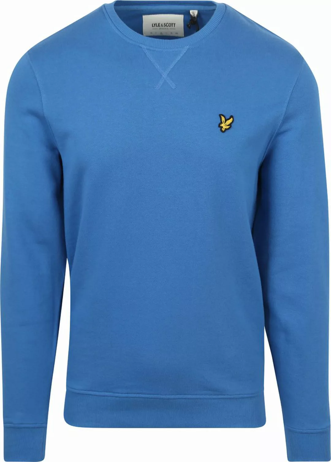 Lyle & Scott Pullover Mittelblau - Größe L günstig online kaufen