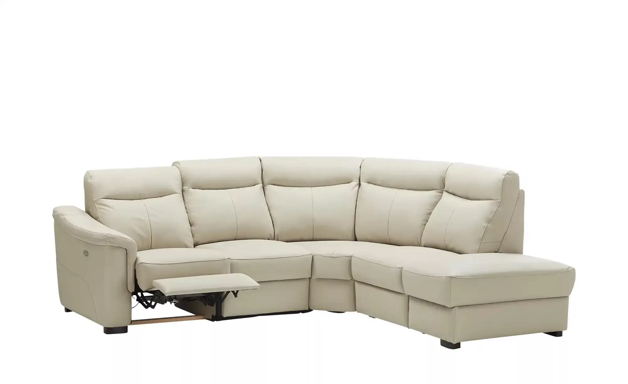 uno Ecksofa Leder und Kunstleder Barcelona ¦ beige ¦ Maße (cm): B: 229 H: 9 günstig online kaufen