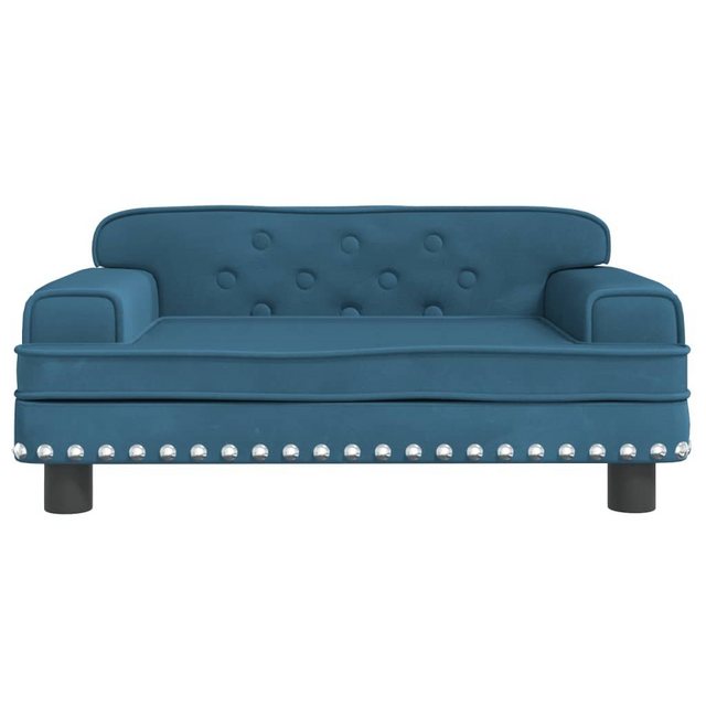 vidaXL Kindersofa Kindersofa Blau 70x45x30 cm Samt Kindercouch Kindermöbel günstig online kaufen