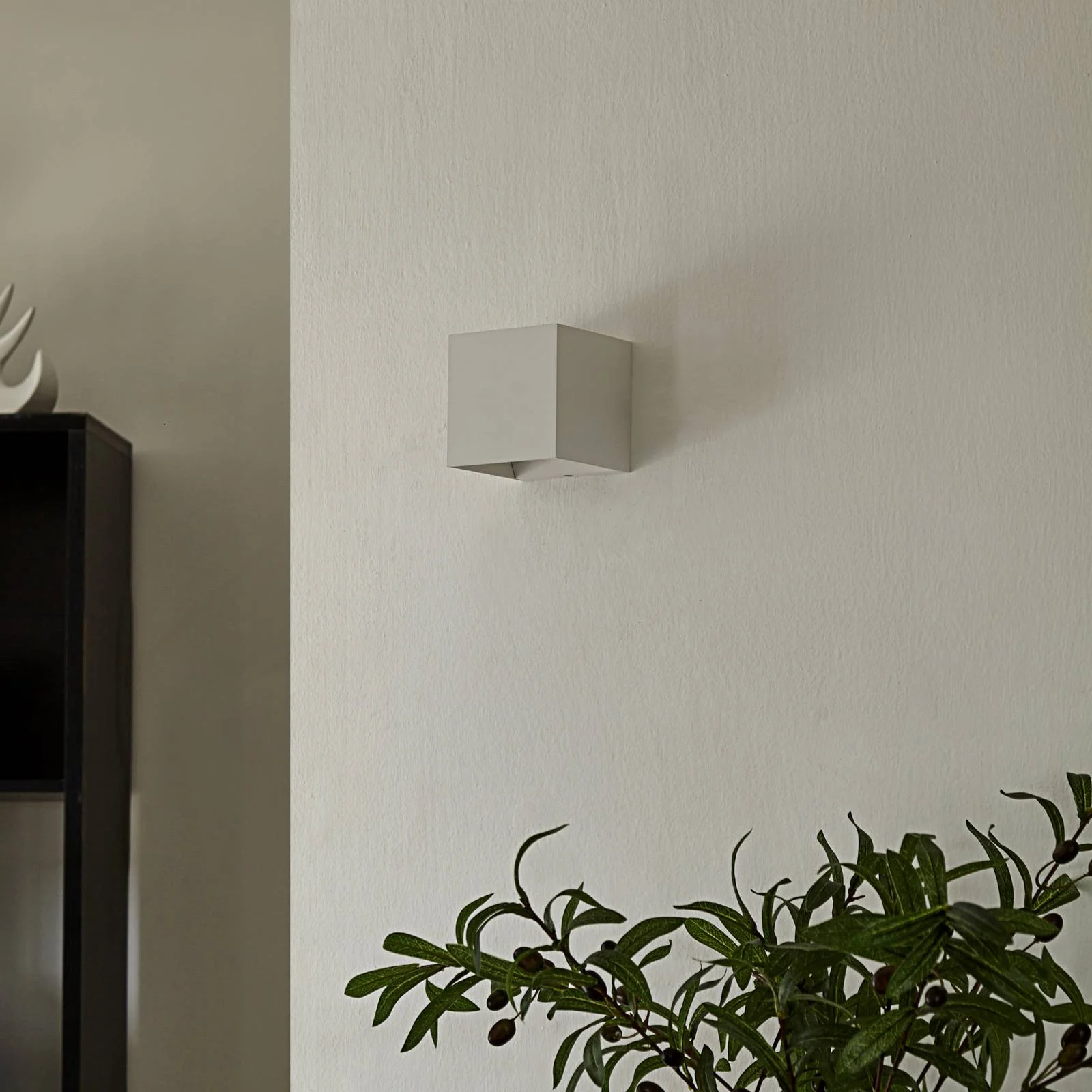 Arcchio LED-Wandleuchte Zuzana, eckig, weiß, 9,7 cm breit günstig online kaufen