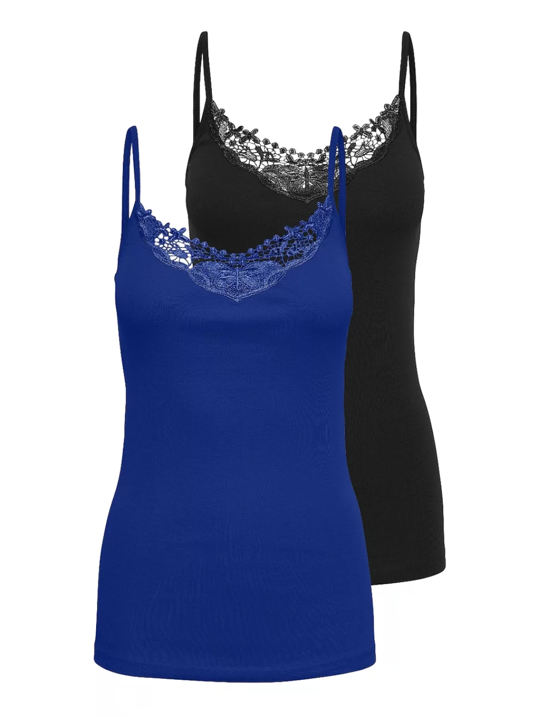 ONLY Spitzentop "ONLKIRA LACE SINGLET 2PACK NOOS", (2er-Pack) günstig online kaufen