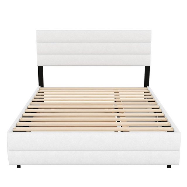 OKWISH Polsterbett Funktionsbett Doppelbett Bett, ausziehhare Liegeffäche ( günstig online kaufen