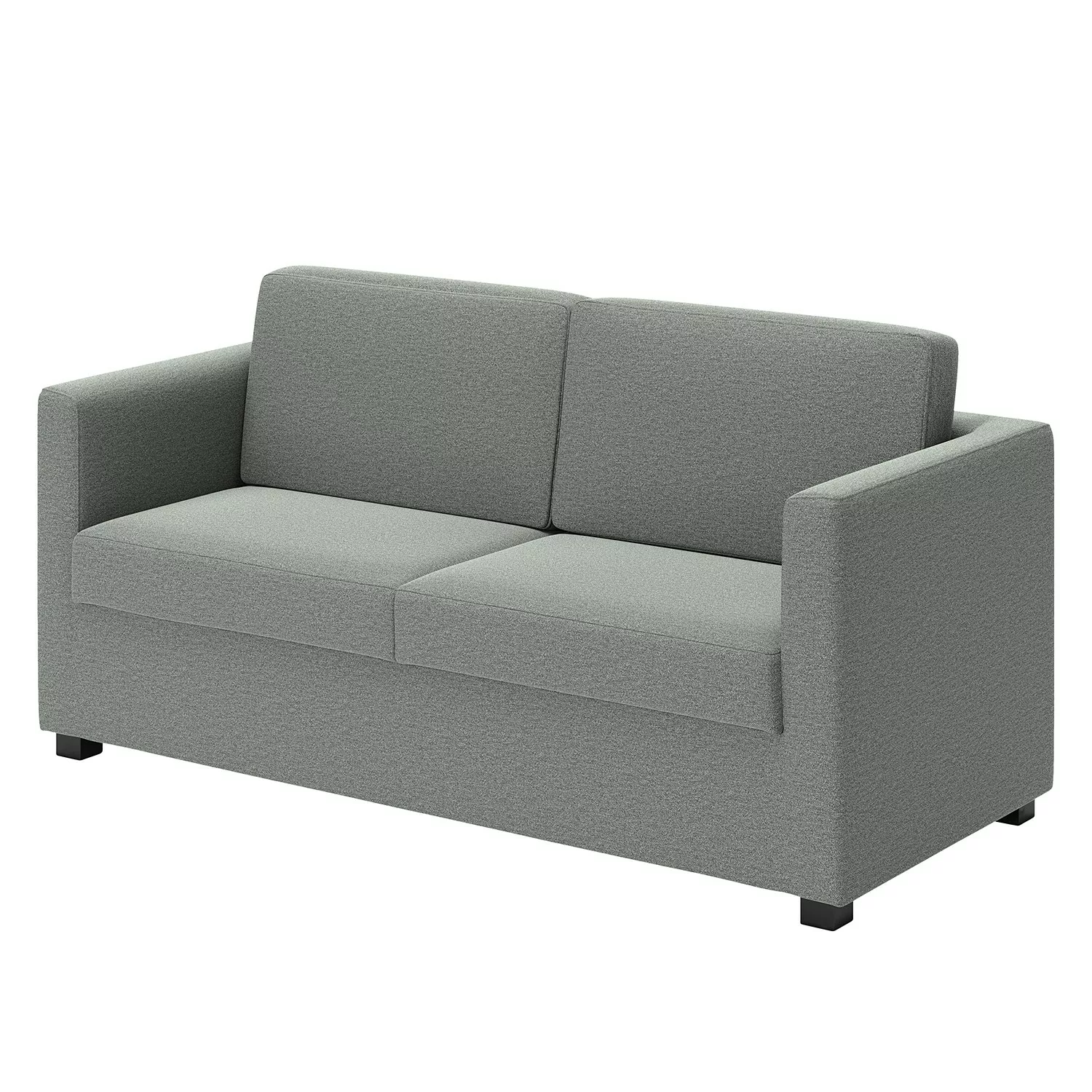 home24 loftscape Sofa Deven VII 2-Sitzer Grau Webstoff 128x83x74 cm günstig online kaufen