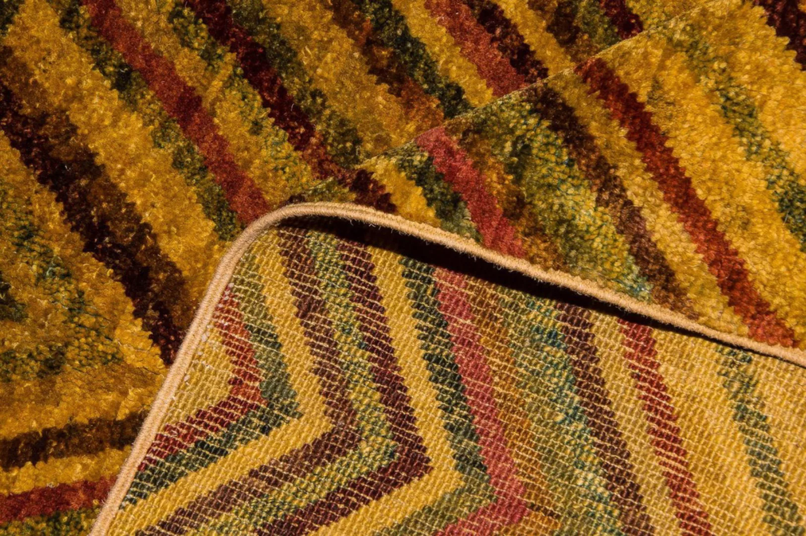 morgenland Wollteppich »Ziegler Modern Teppich handgeknüpft mehrfarbig«, re günstig online kaufen