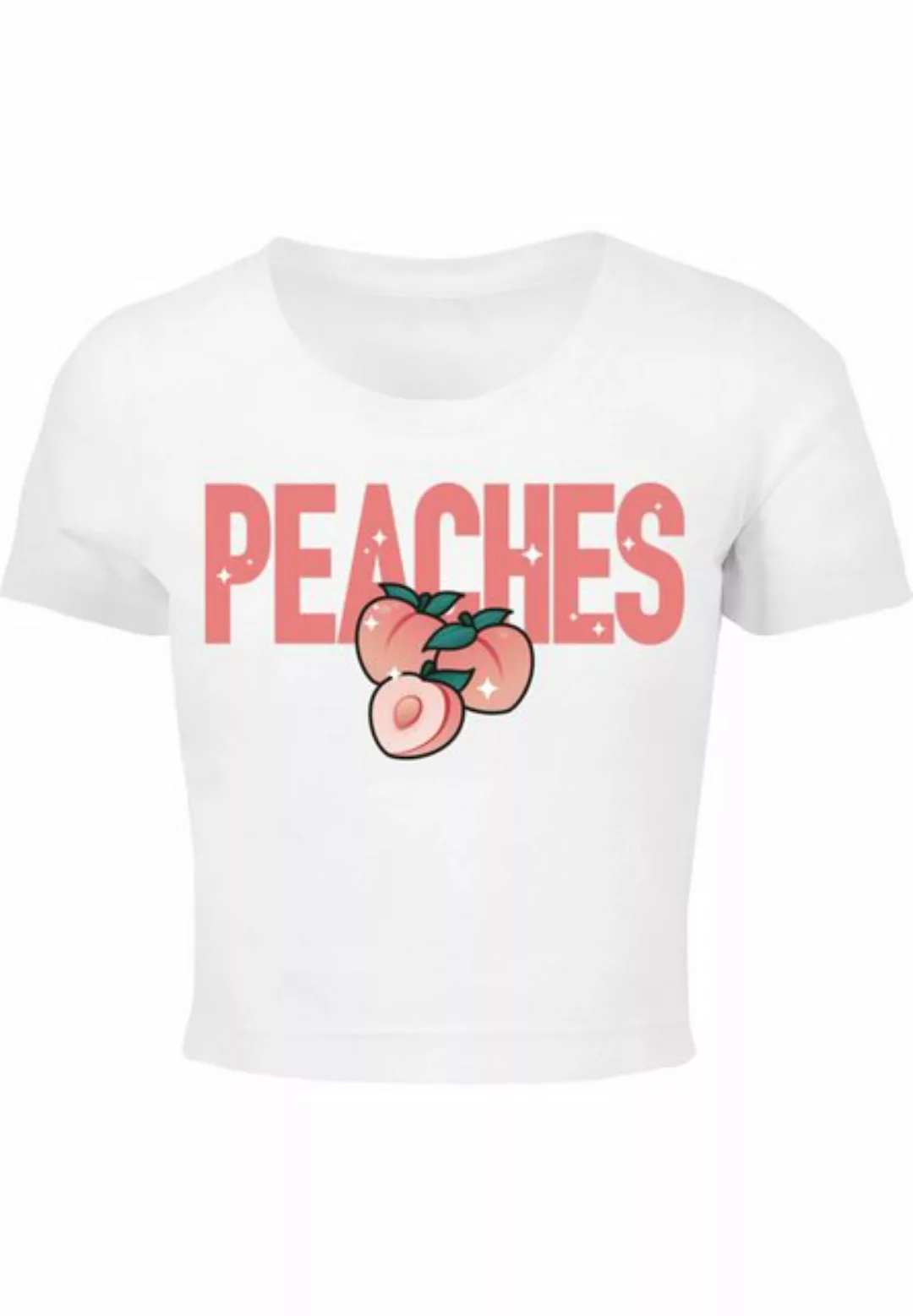 Miss Tee T-Shirt Miss Tee Damen Peaches Cropped Tee (1-tlg) günstig online kaufen