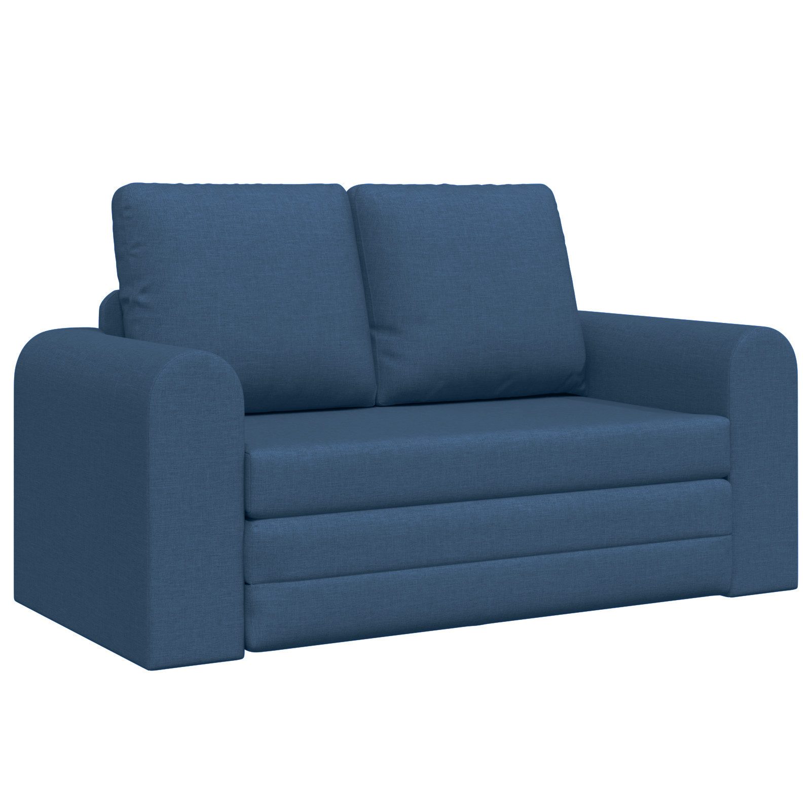 vidaXL Sofa Boden-Schlafsofa 2-in-1 Blau 148x71x83 günstig online kaufen