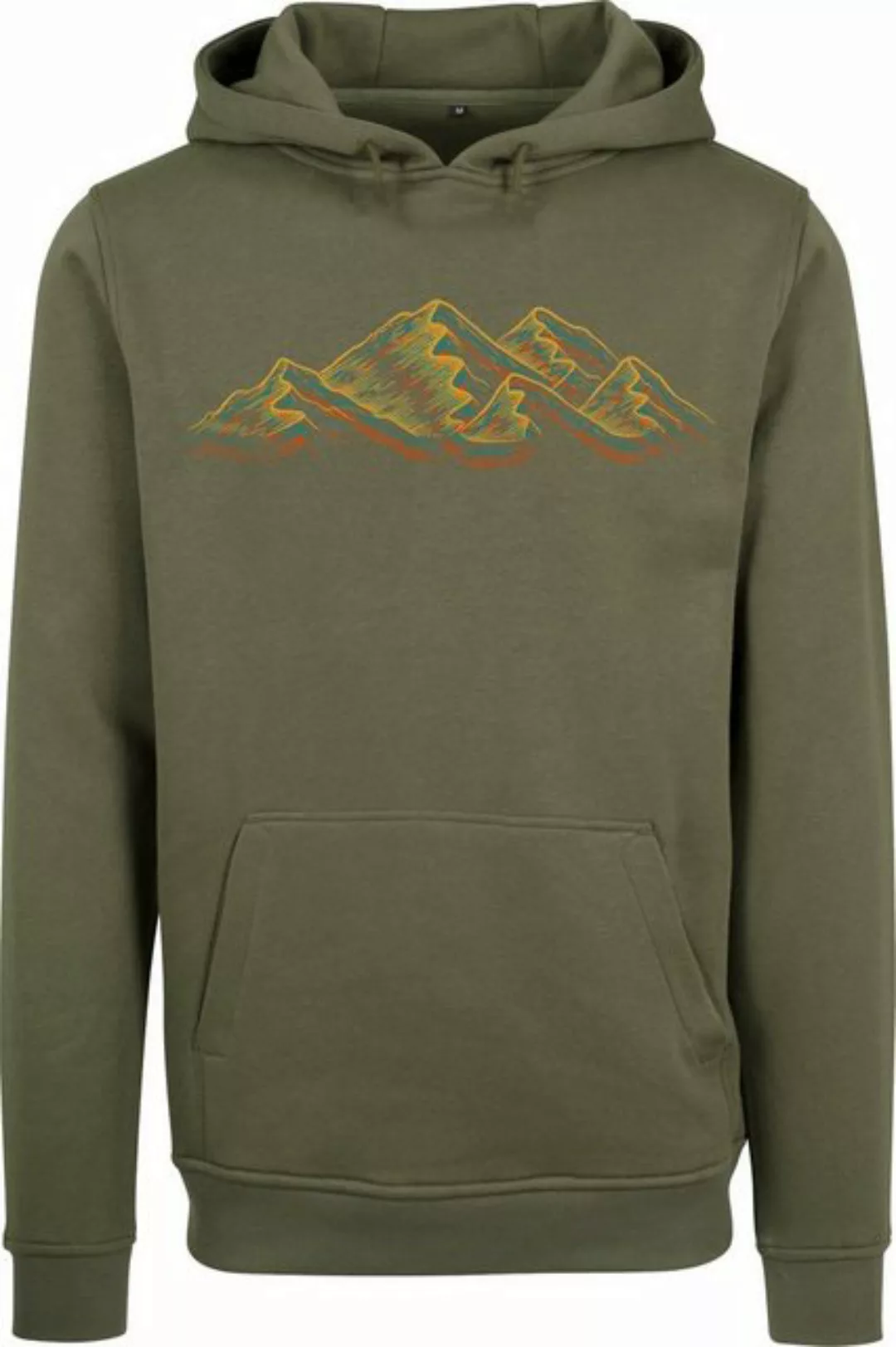 Baddery Kapuzenpullover Hoodie: "Alpen" - Kletter Kleidung Wandern, hochwer günstig online kaufen