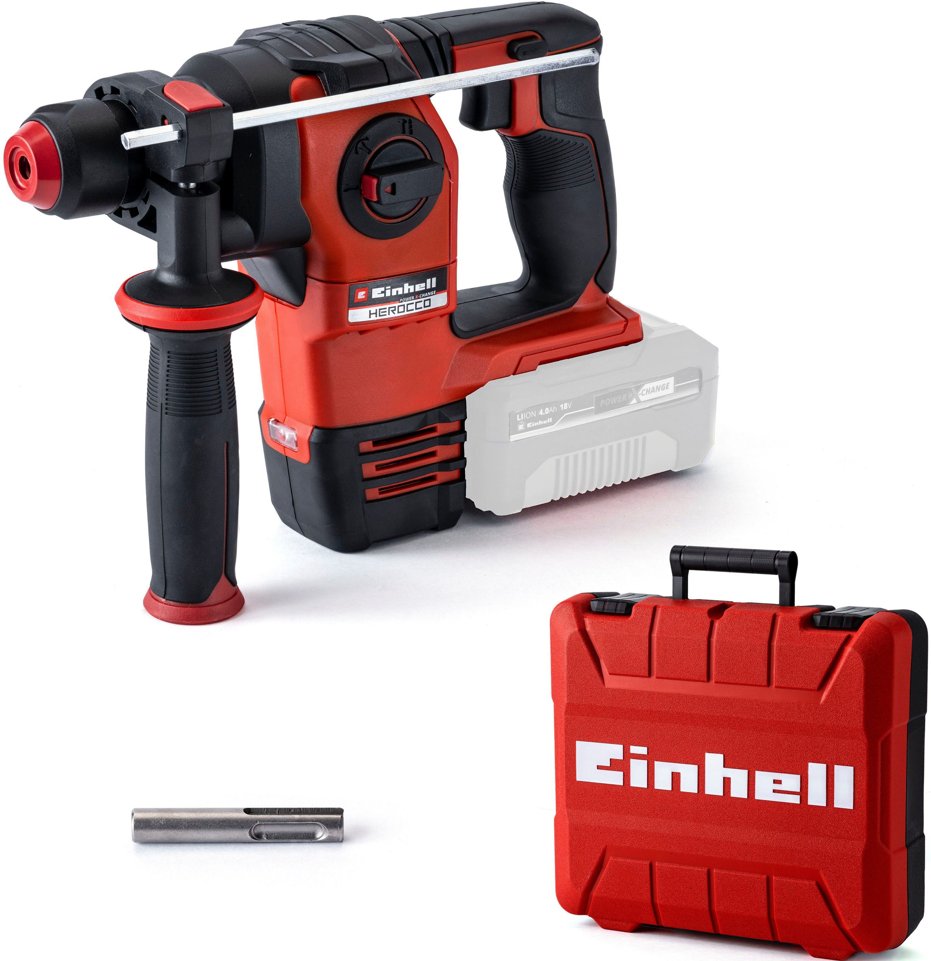 Einhell 18 V Akku-Bohrhammer Power X-Change Herocco Solo mit Koffer günstig online kaufen