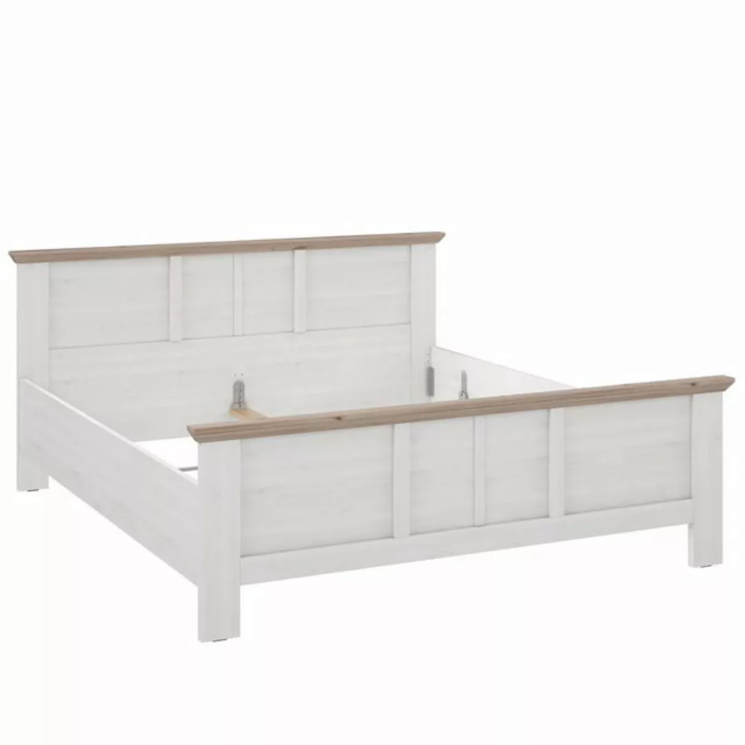 expendio Bett Iliano 1, Schneeeiche / Nelson Oak, 193x211x96 cm günstig online kaufen