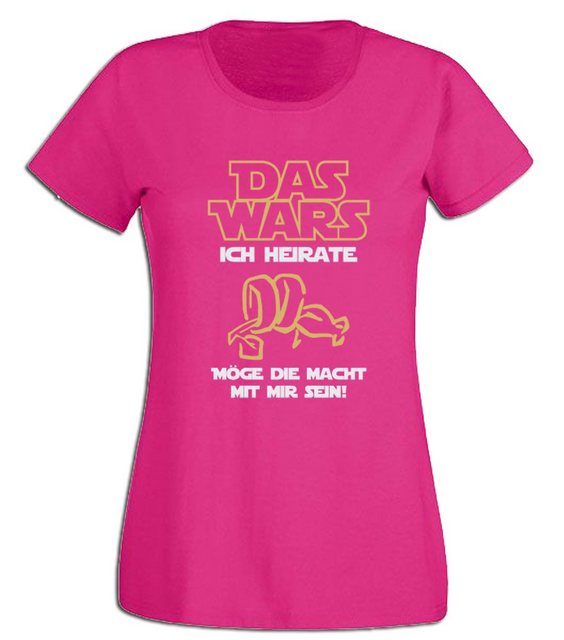 G-graphics T-Shirt Damen T-Shirt - Das wars – Ich heirate JGA-Shirt, Polter günstig online kaufen