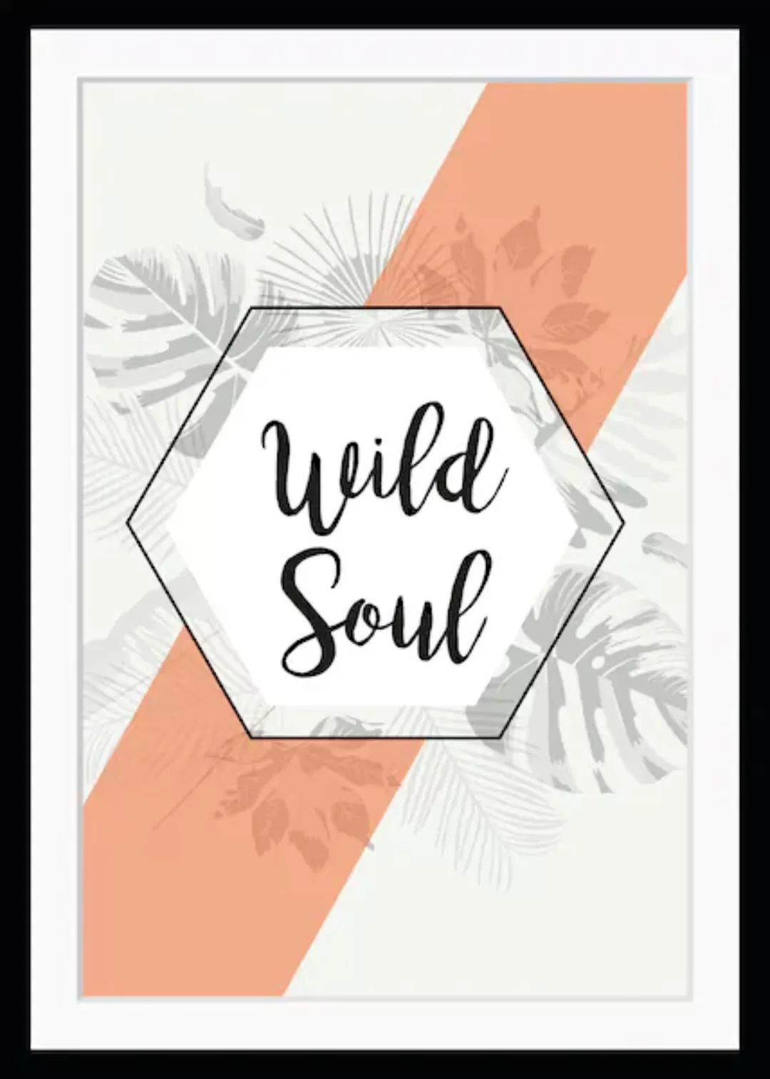 queence Bild »Wild Soul«, Sprüche & Texte, gerahmt, Spruch günstig online kaufen