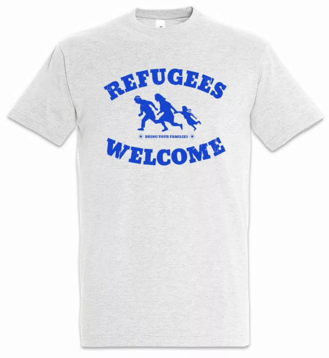 Urban Backwoods Print-Shirt Refugees Welcome II Herren T-Shirt Demo Pro Wil günstig online kaufen