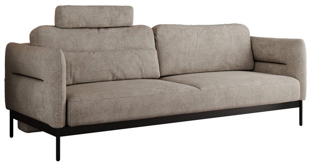 MKS MÖBEL Sofa SALENTO, Komfortschaum, mobile Kopfstütze, loses Kissen, Sch günstig online kaufen