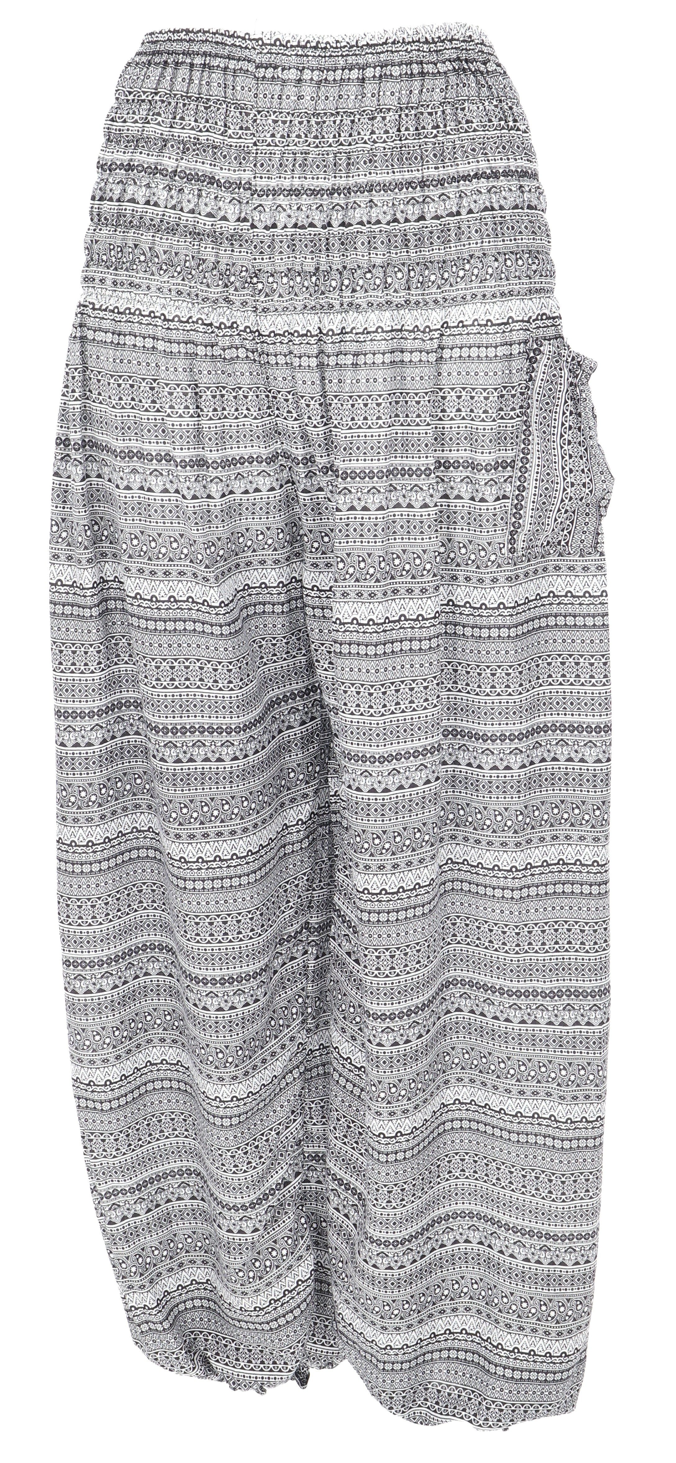 Guru-Shop Relaxhose Luftige Pluderhose, Sommerhose, Yogahose günstig online kaufen
