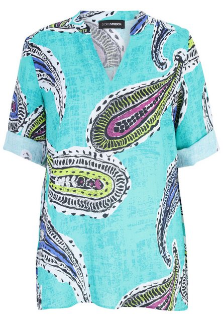 Doris Streich Klassische Bluse mit Paisley-Print günstig online kaufen