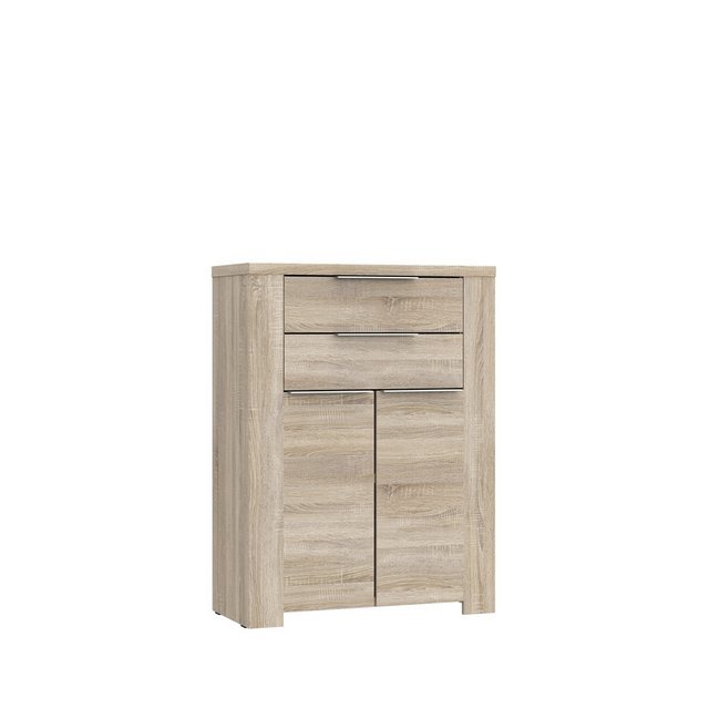 freiraum Stauraumschrank Calpe in Sonoma Eiche - 90,4x121,2x41,3cm (BxHxT) günstig online kaufen