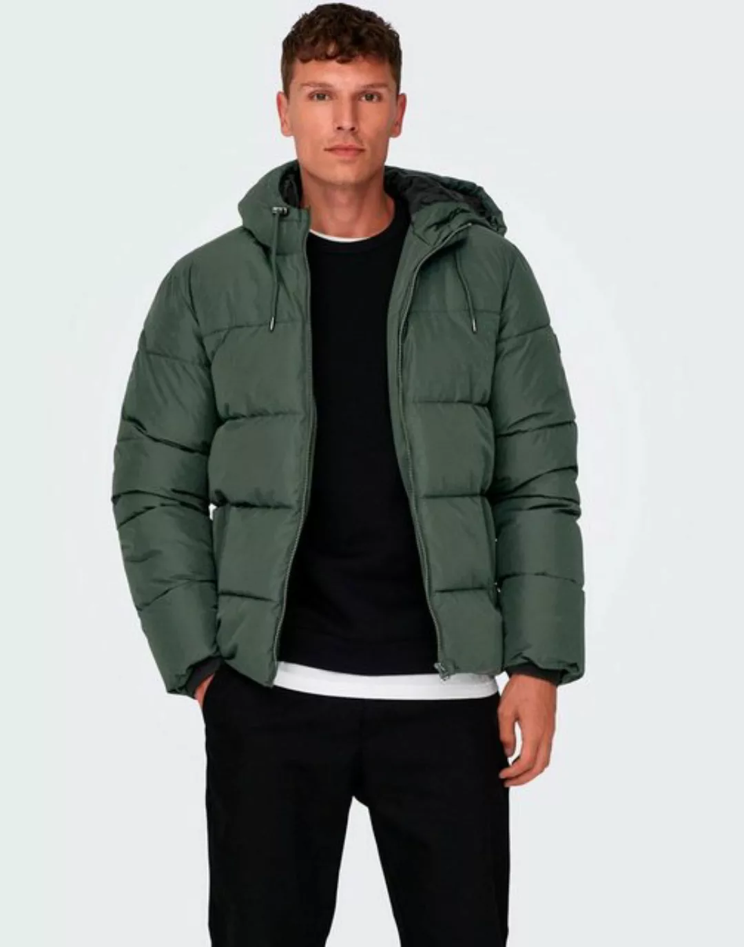 ONLY & SONS Steppjacke ONSMARLON LIFE HOOD PUFFER JACKET OTW VD günstig online kaufen