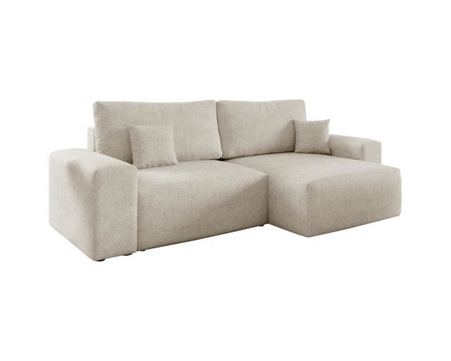 Deine Möbel 24 Wohnlandschaft MILKY 255 cm breit Ecksofa Sofa Wohnzimmer L- günstig online kaufen