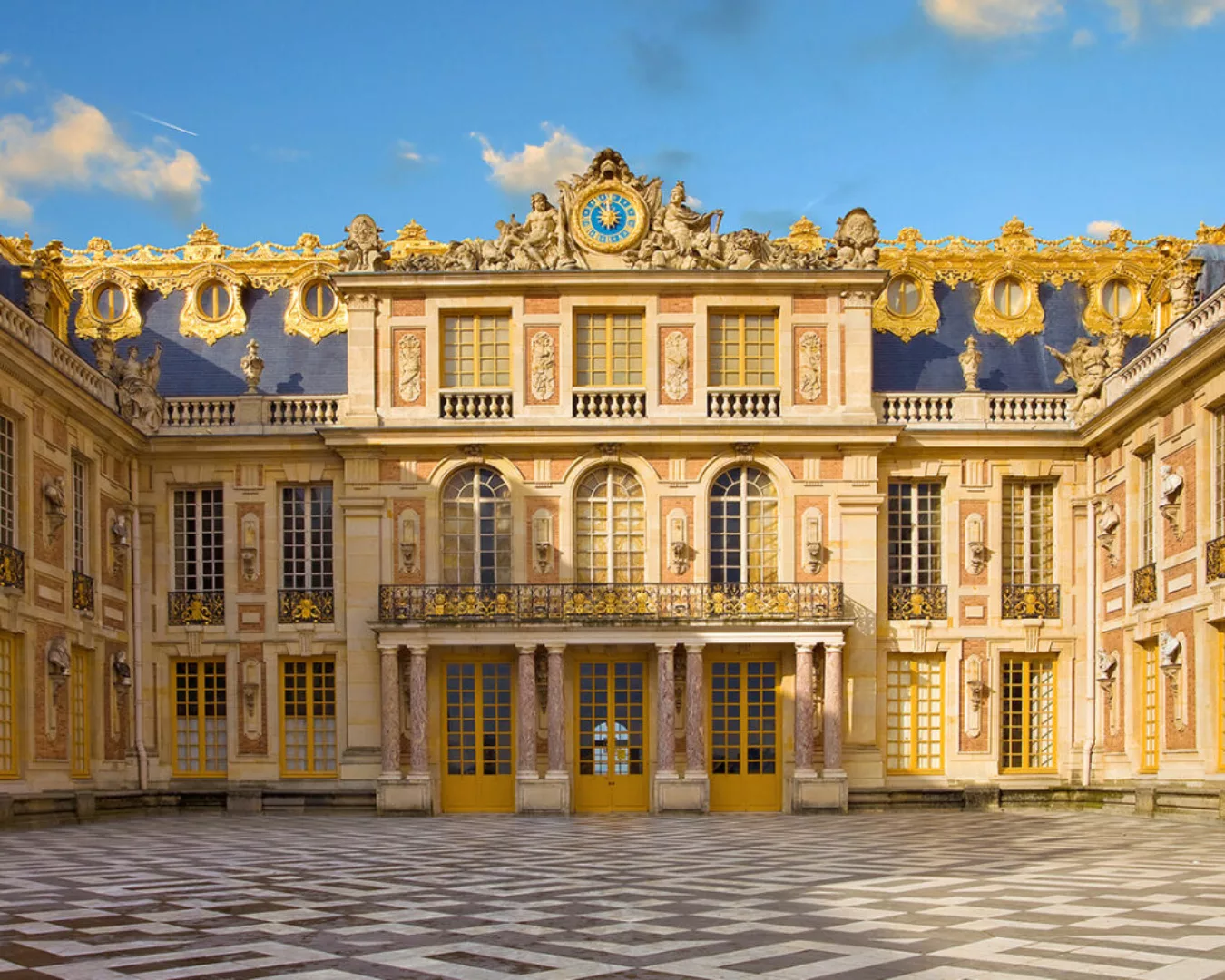 Fototapete "Versailles" 4,00x2,50 m / Strukturvlies Klassik günstig online kaufen