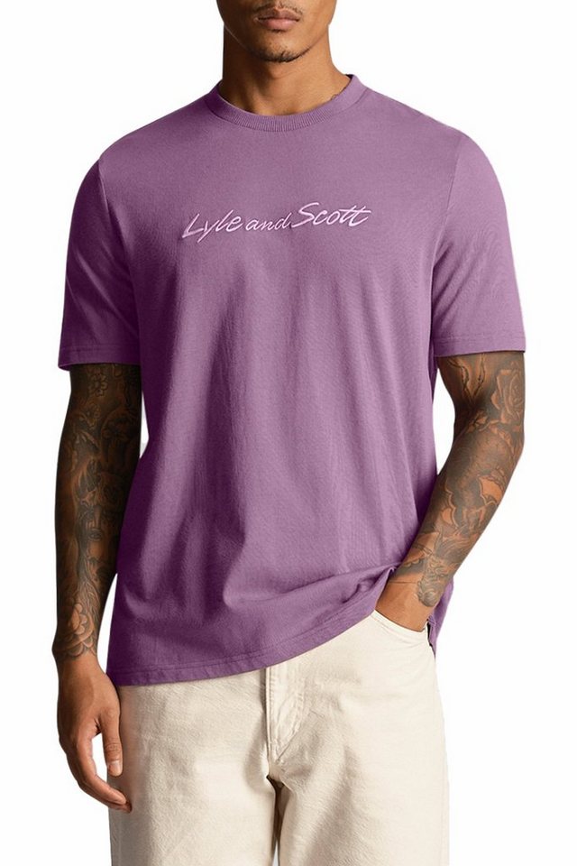 Lyle & Scott T-Shirt Mit Brustprint günstig online kaufen