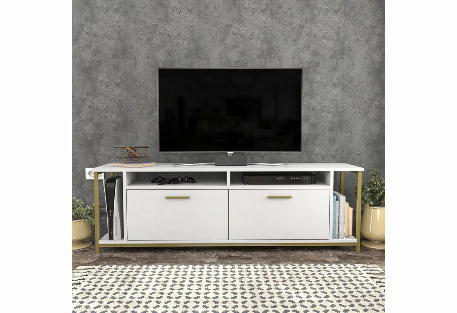 Skye Decor TV-Schrank Schränke, 50,8x160x35 cm, 100% Melaminbeschichtete Pa günstig online kaufen