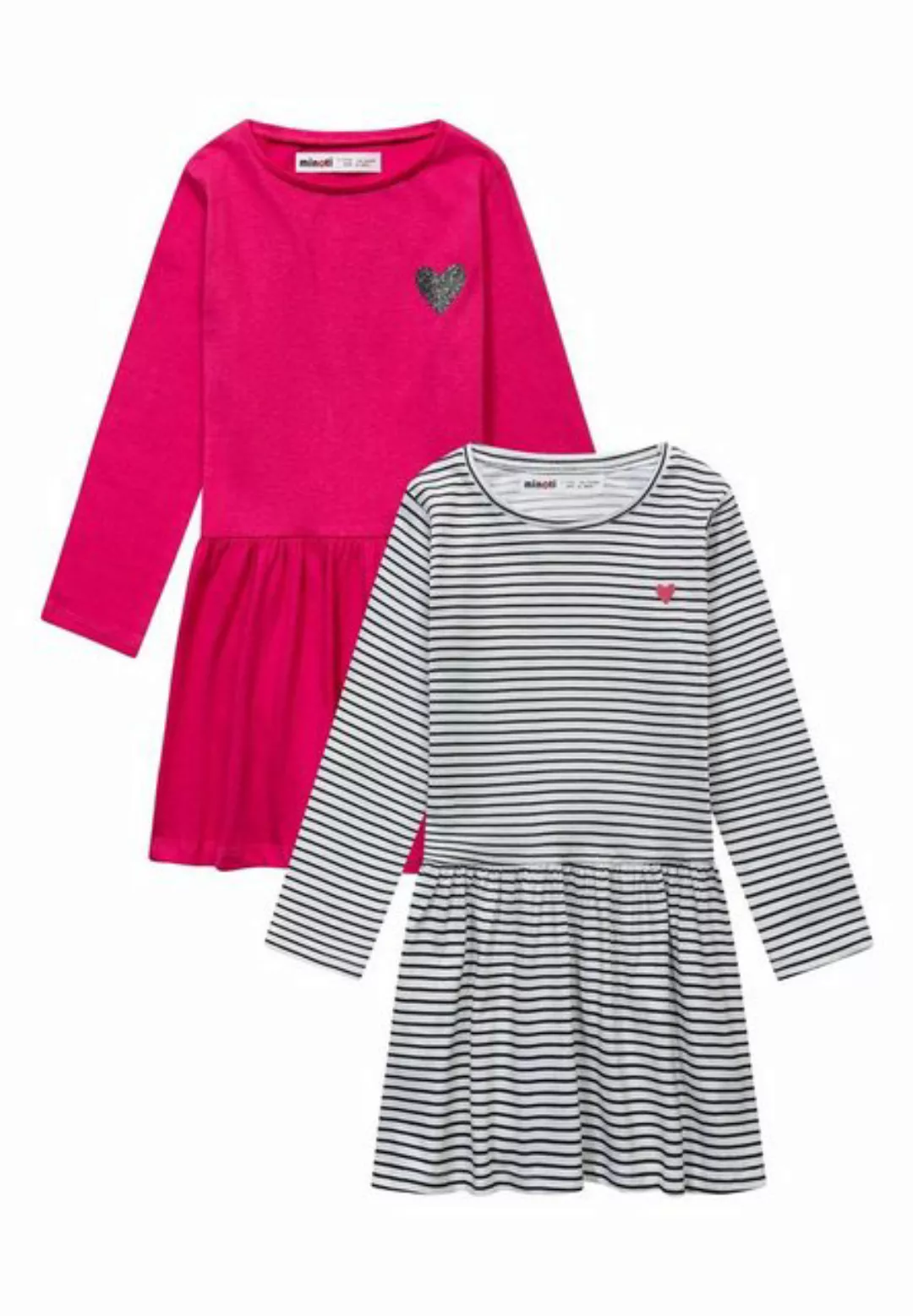 MINOTI Jerseykleid 2er-Pack Langarmkleider (1y-8y) günstig online kaufen