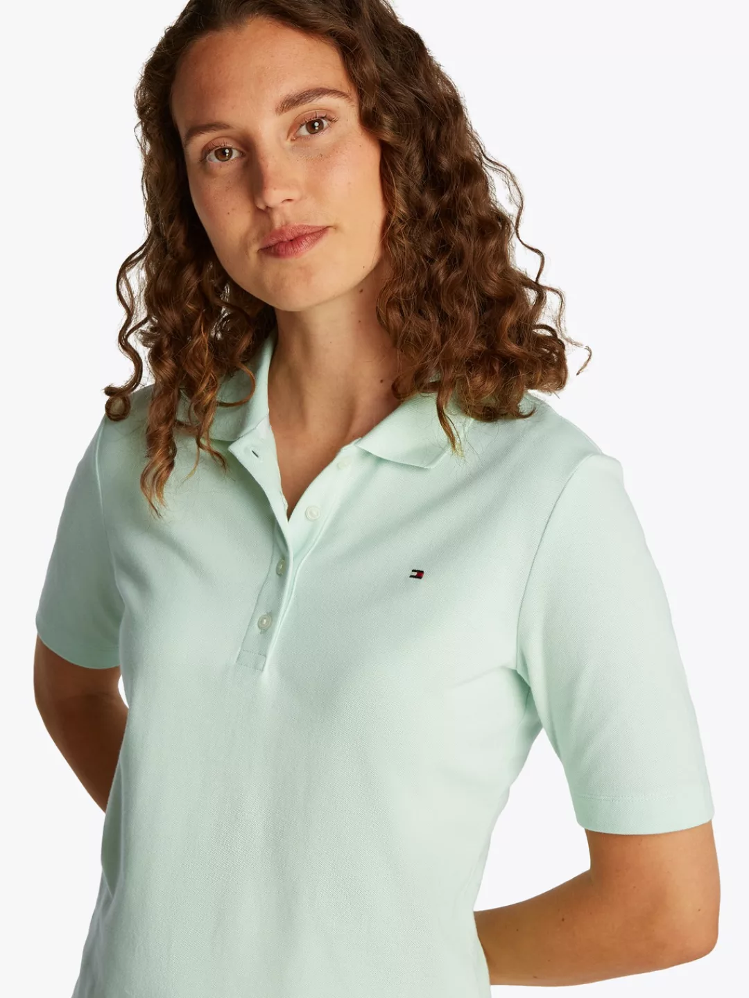 Tommy Hilfiger Poloshirt "1985 Regular Fit Pique Premium Polo", mit Logo-St günstig online kaufen