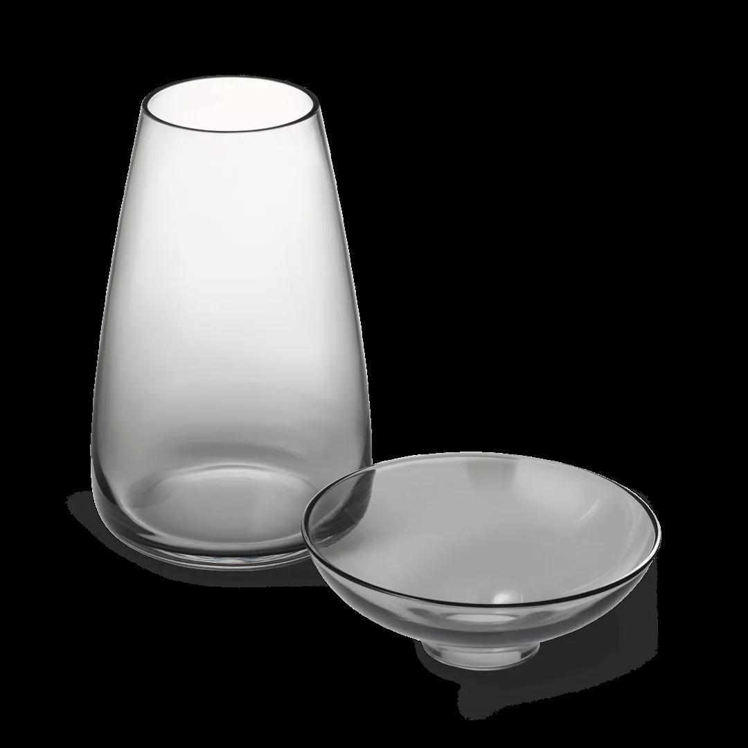 Kinto Aqua Culture grosse Vase, Grau - MADE.com günstig online kaufen