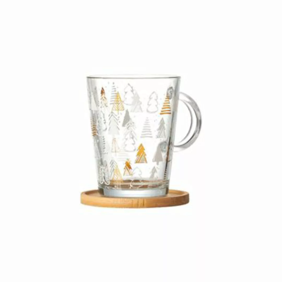 Ritzenhoff & Breker Tree Winter Teeglas mit Untersetzer Tassen transparent günstig online kaufen