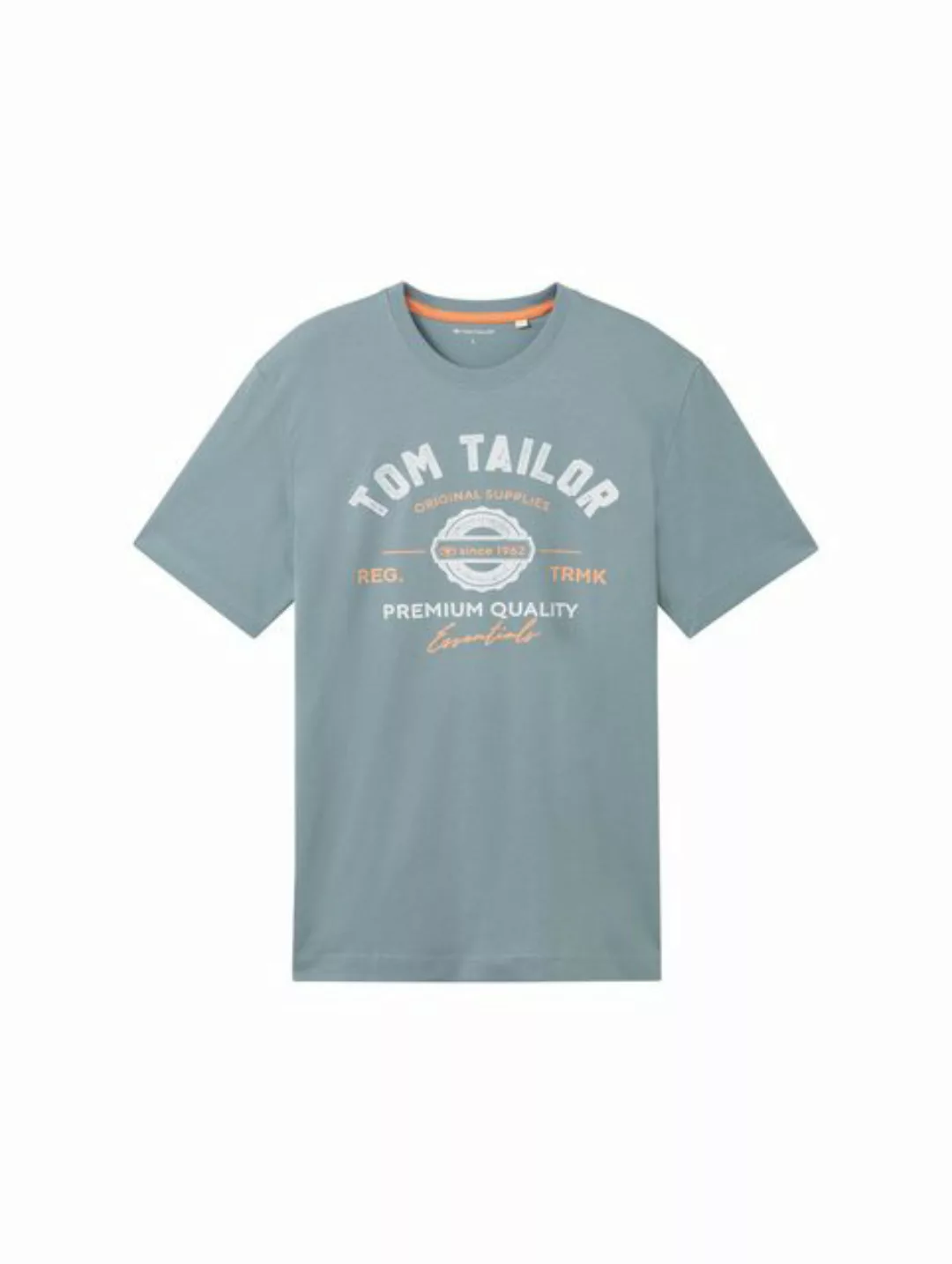 Tom Tailor Herren T-Shirt LOGO - Regular Fit günstig online kaufen