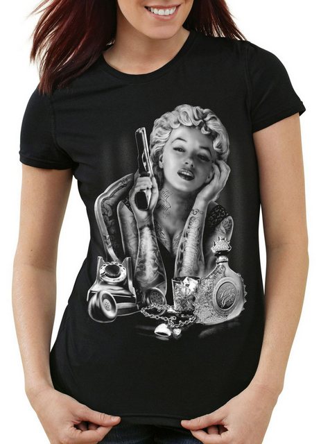 style3 T-Shirt Marilyn Tattoo Heartbreaker monroe rock punk tätowiert maryl günstig online kaufen