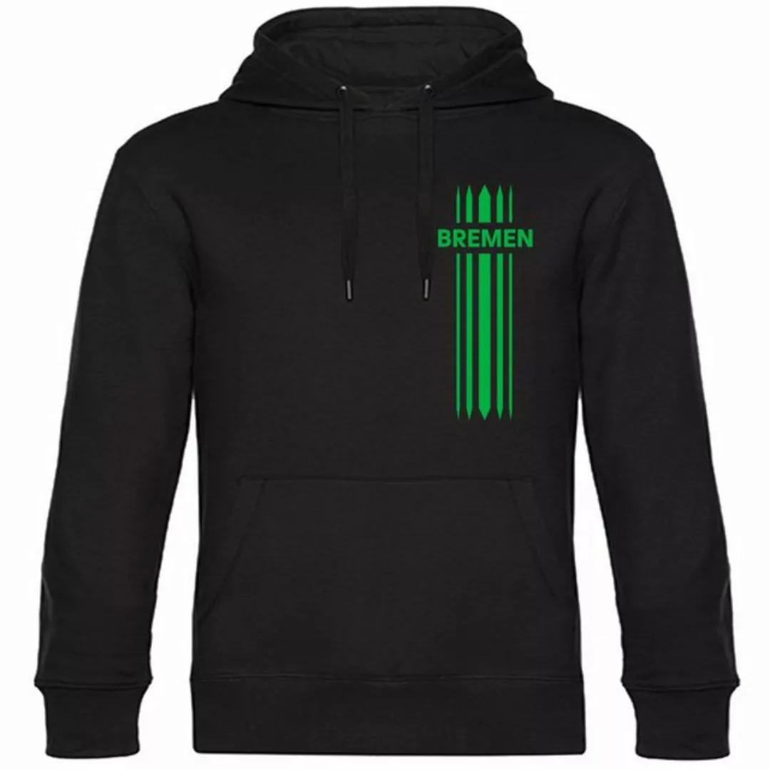 multifanshop Kapuzensweatshirt Bremen - Streifen - Pullover günstig online kaufen