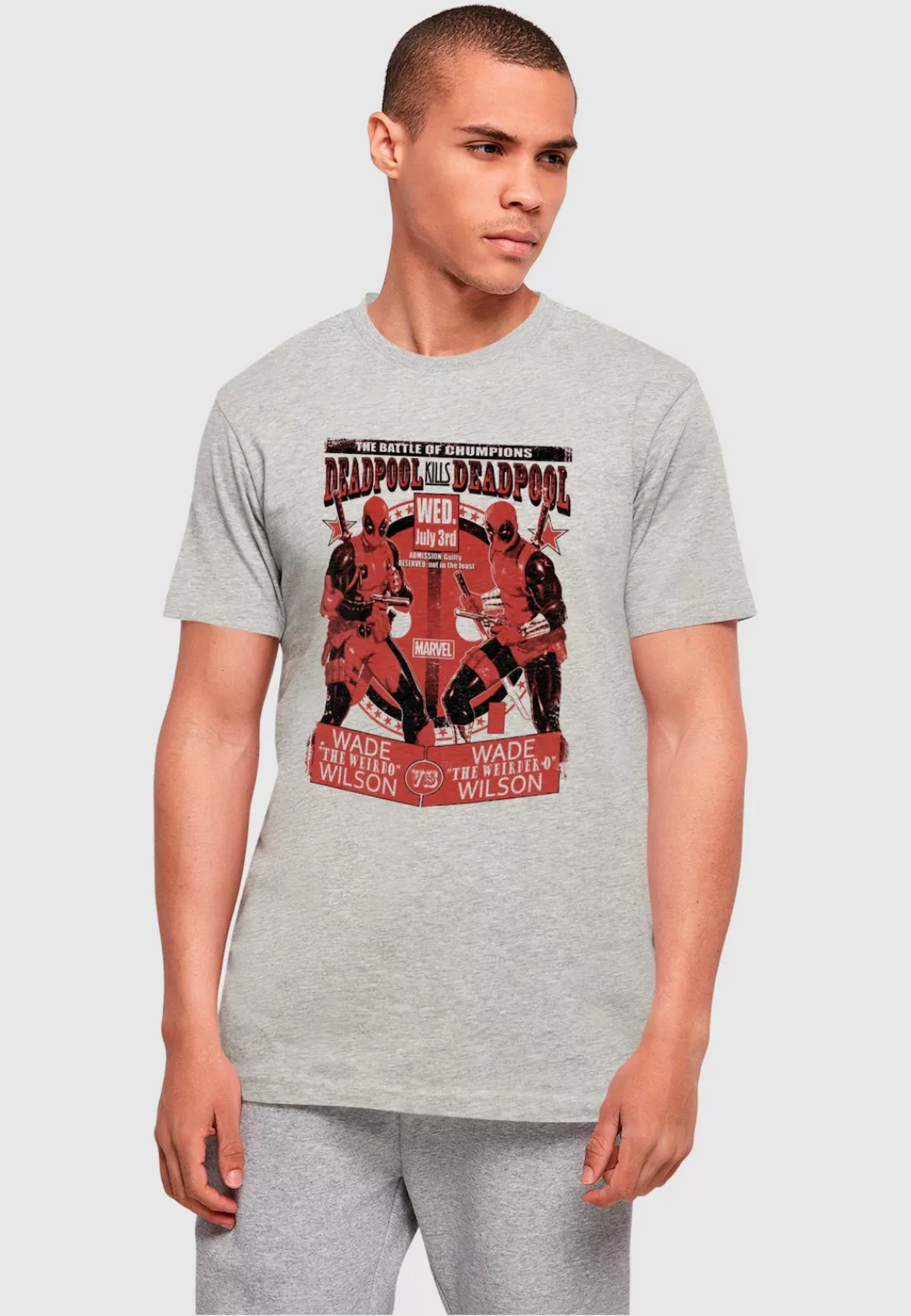 ABSOLUTE CULT T-Shirt "ABSOLUTE CULT Herren Deadpool - Deadpool Vs Deadpool günstig online kaufen