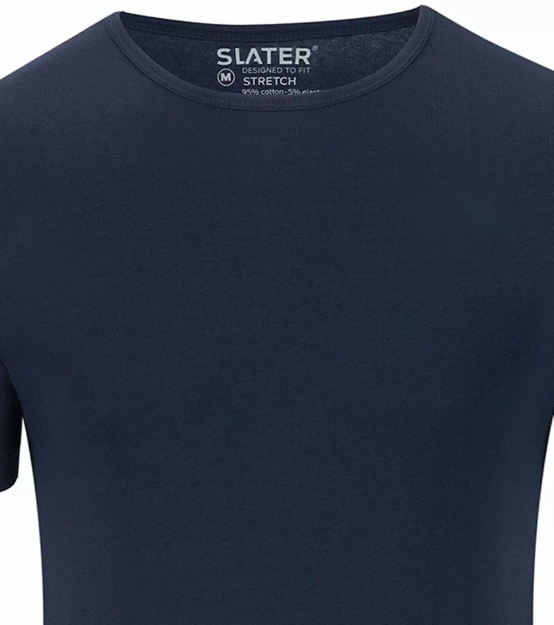 Slater 2er-Pack Stretch T-shirt Dunkelblau - Größe L günstig online kaufen