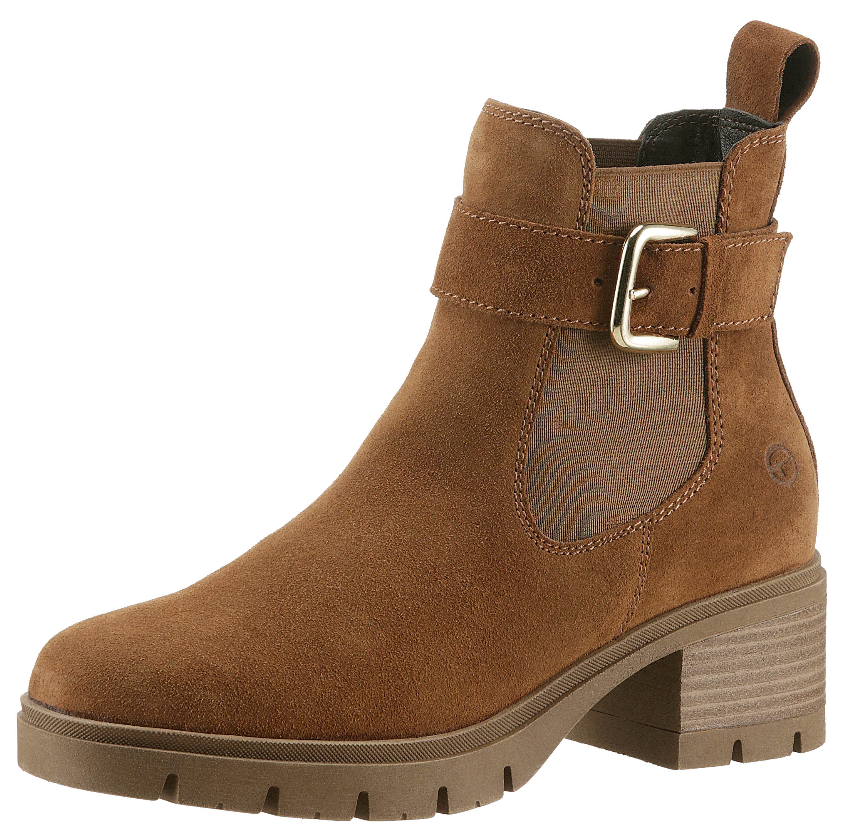 Tamaris Chelseaboots, Blockabsatz, Businessmode, Stiefelette mit günstig online kaufen