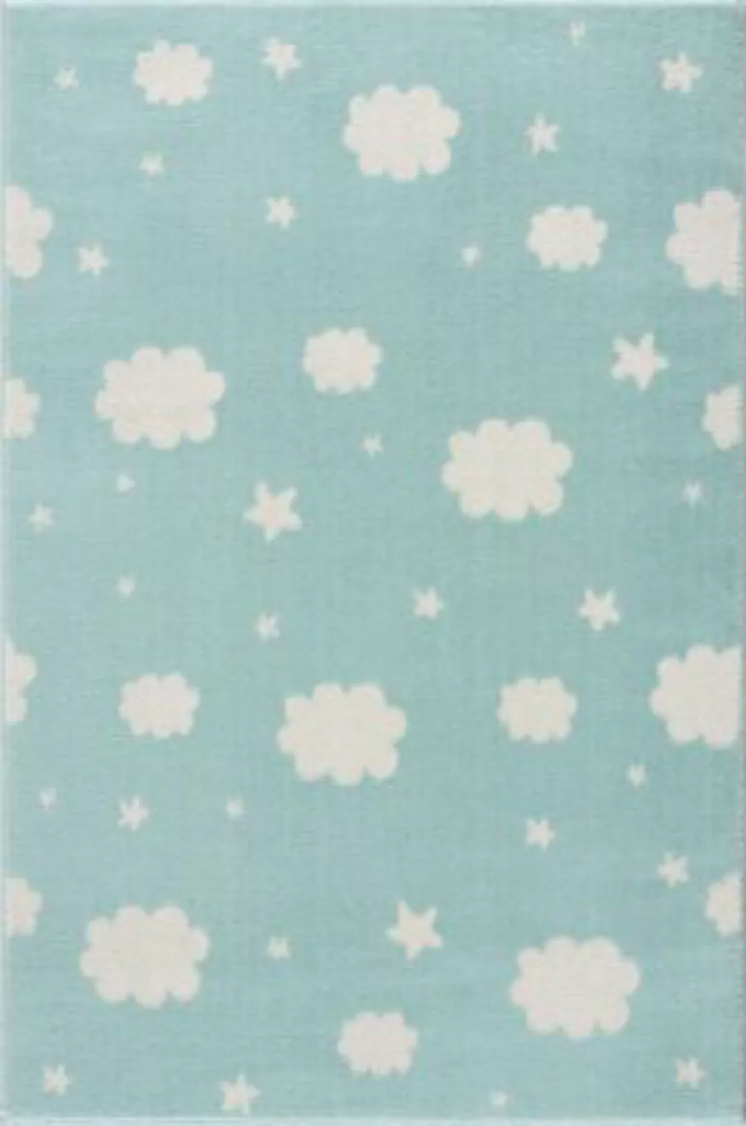 Happy Rugs Kinderteppich Nighttime mint/weiß Gr. 160 x 230 günstig online kaufen
