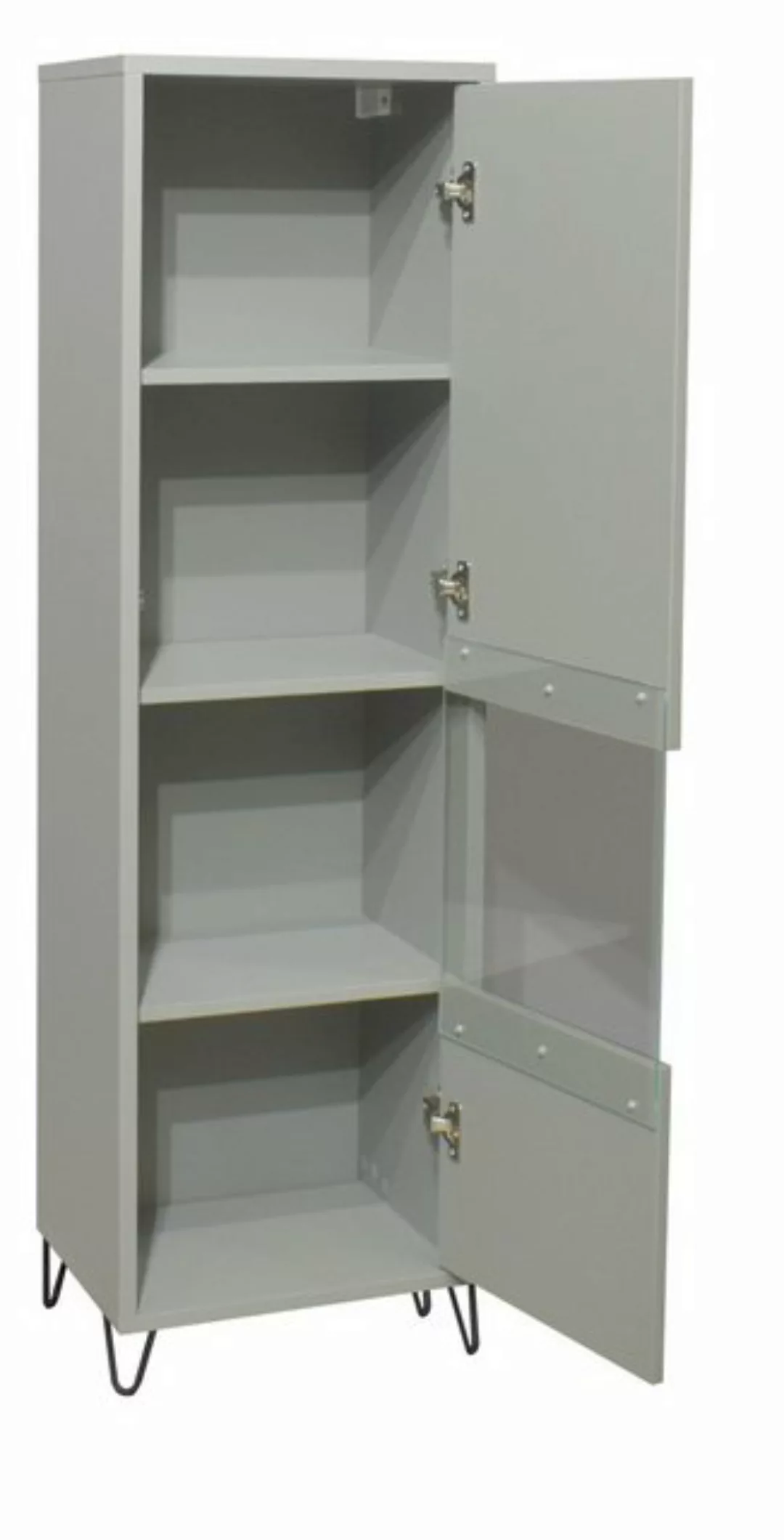 58 aufm Kessel Vitrine mit Tür Erna 41x32x147 Hängevitrine Wandschrank Pini günstig online kaufen