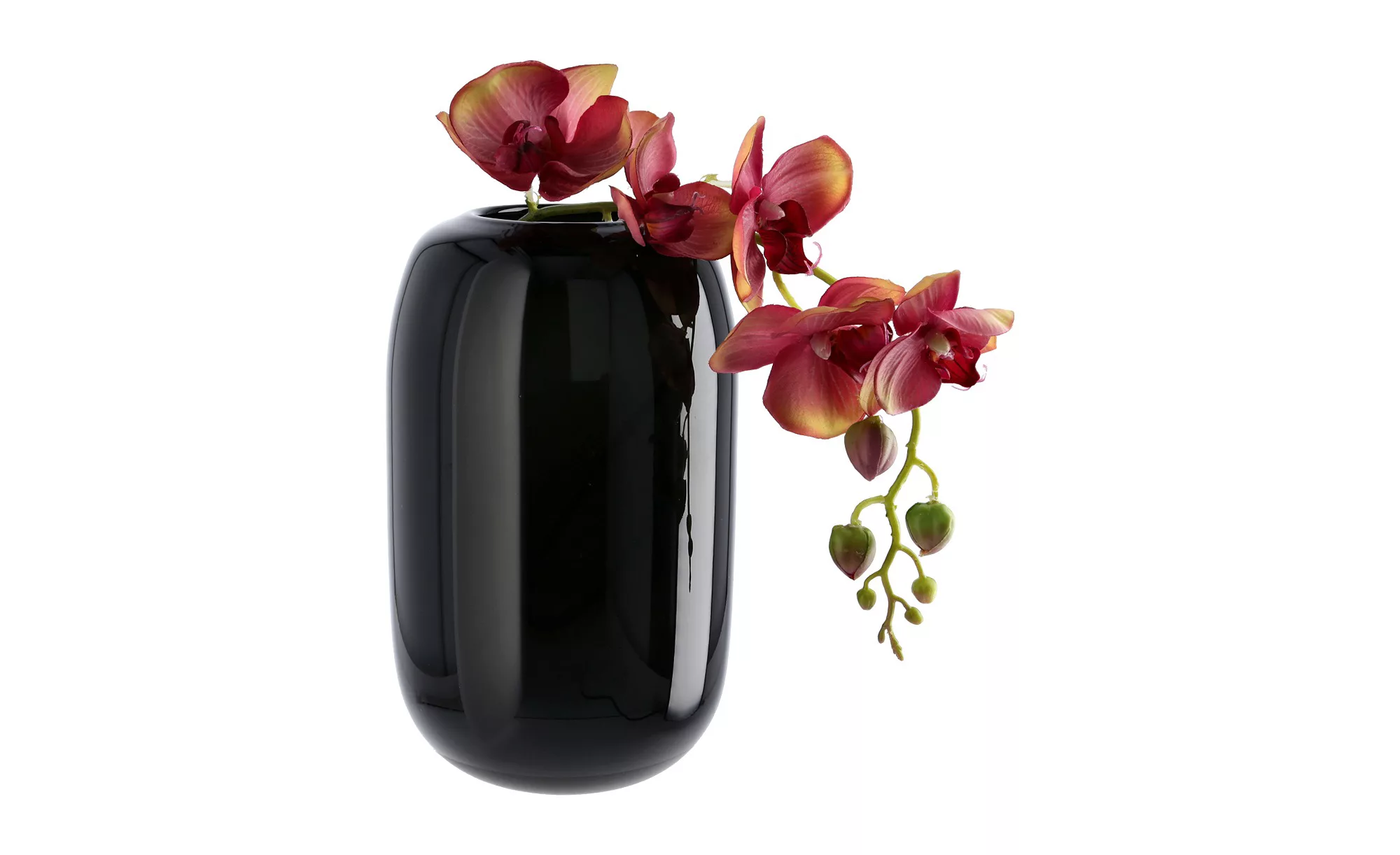 Peill+Putzler Vase ¦ schwarz ¦ Glas  ¦ Maße (cm): H: 26  Ø: 16 Accessoires günstig online kaufen