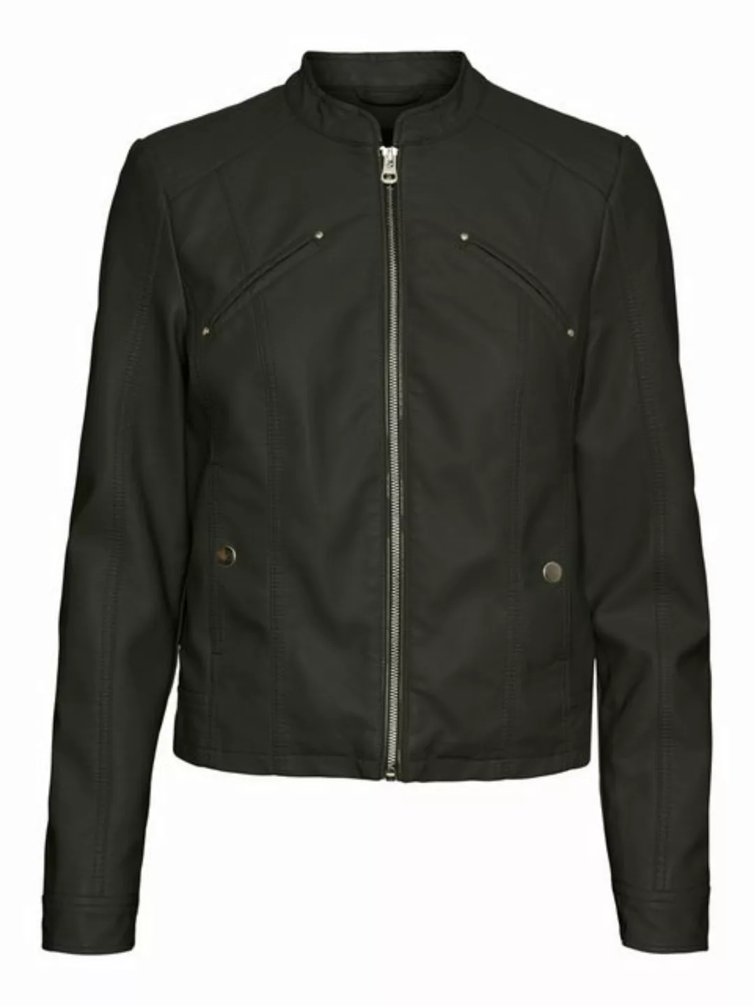 Vero Moda Curve Lederimitatjacke VMCFAVODONA COATED JACKET NOOS CUR günstig online kaufen