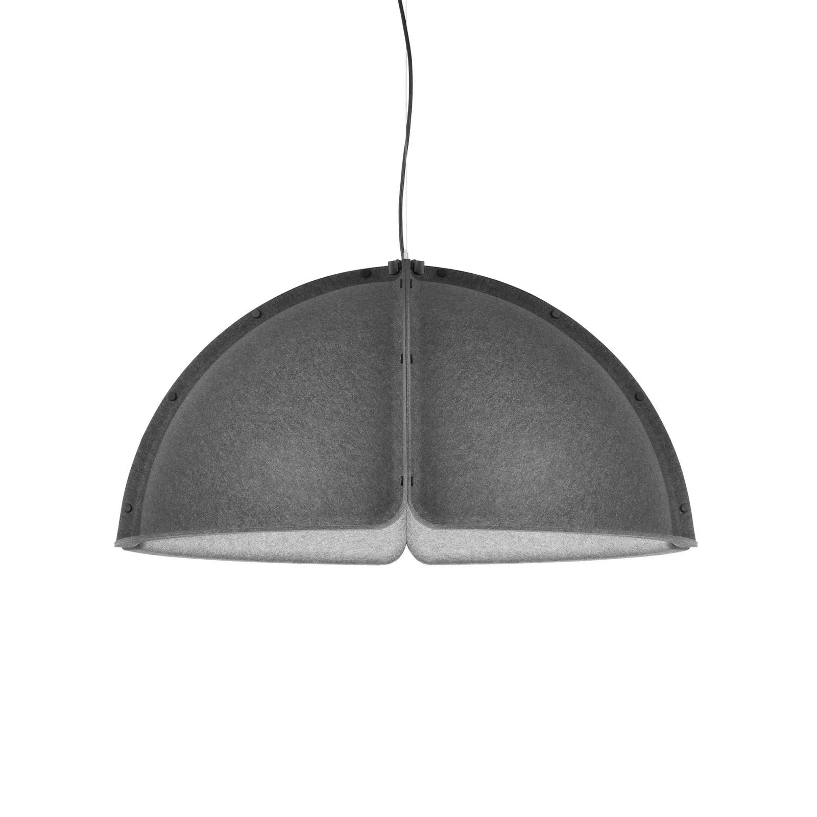 LED-Hängeleuchte Hood 1x23W Ø120cm dunkelgrau günstig online kaufen