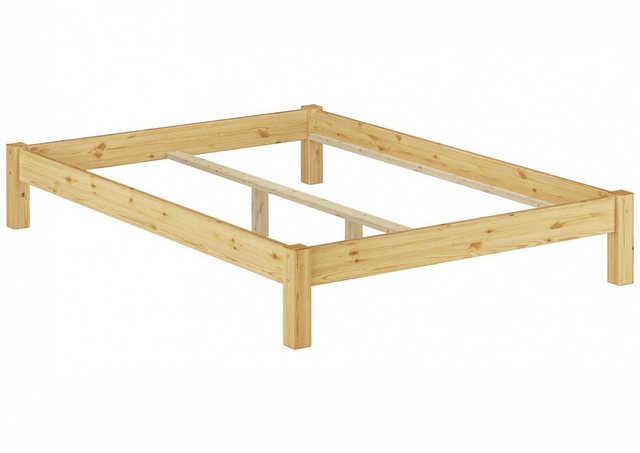 ERST-HOLZ Bett Bettrahmen massiv breit 120x200 mit Rost und Matratze, Kiefe günstig online kaufen