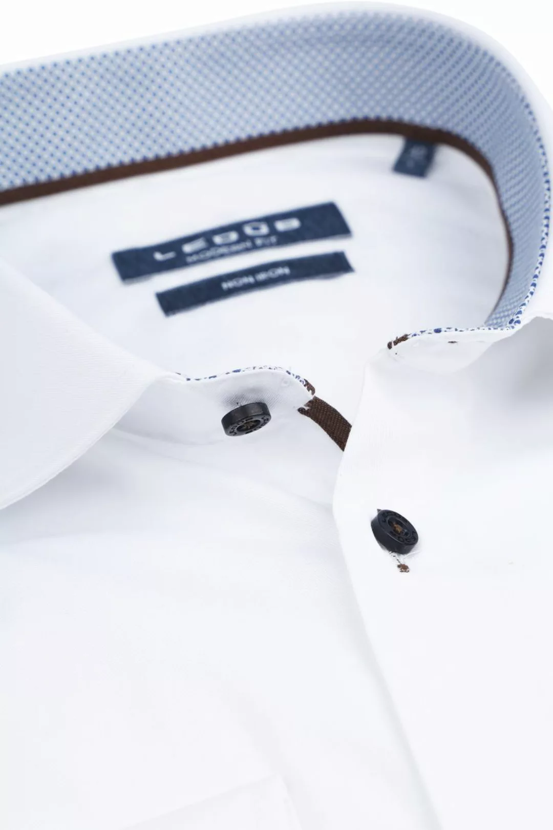 Ledub Hemd Bügelfrei weiß - Größe 39 günstig online kaufen